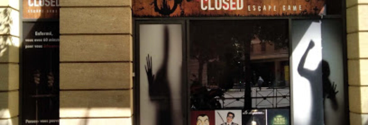 Closed Escape Game Aix-en-Provence