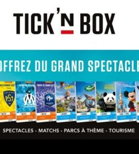 Tick’nbox Les Coffrets Cadeaux Pour Offrir Des Entrées Dans Des Parcs à Thèmes, Spectacles Et évènements Sportifs