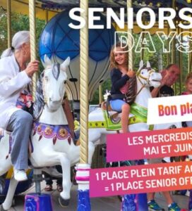 seniors days à bagatelle 1 place plein tarif achetée = 1 place senior offerte